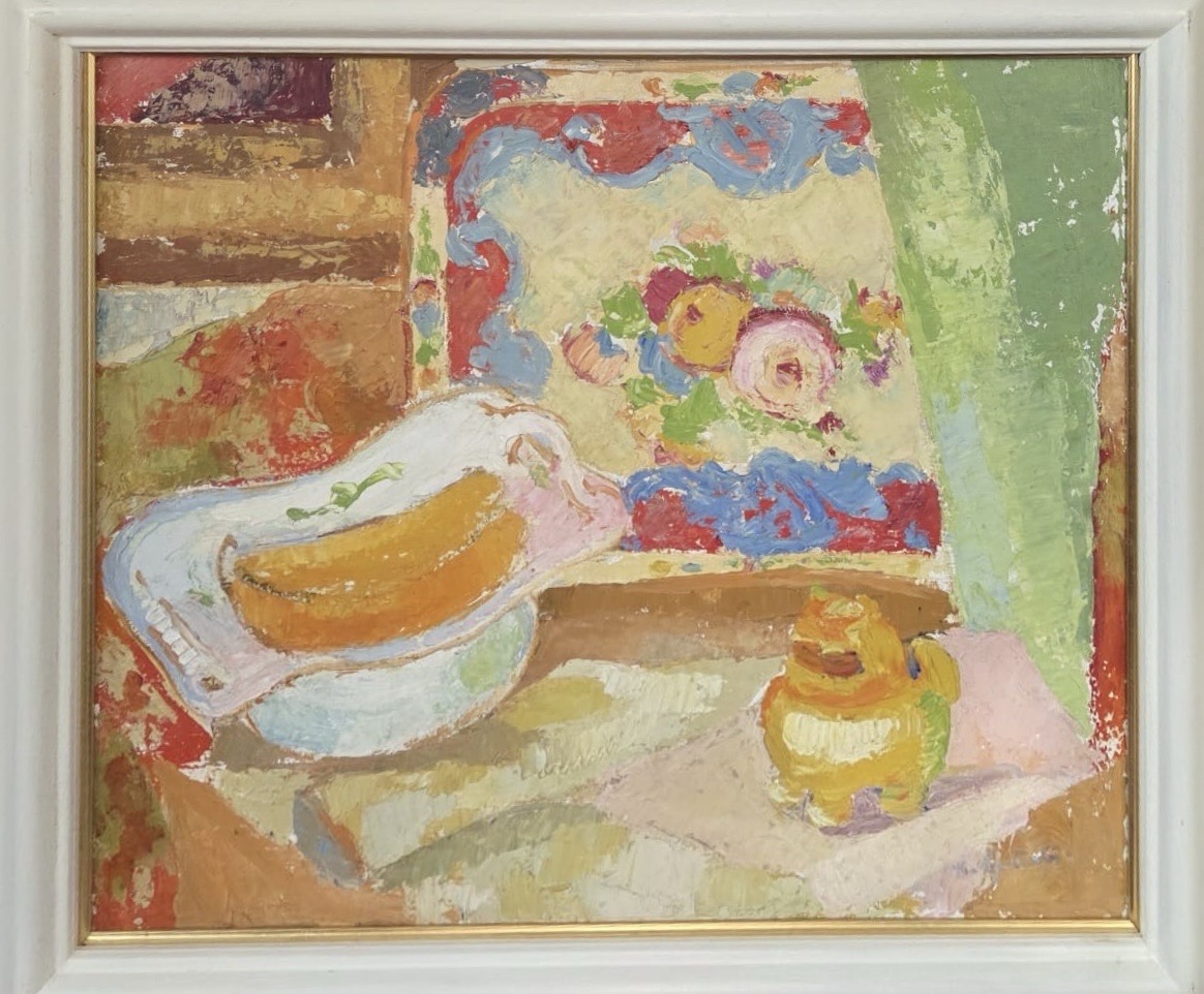 Still Life Orange by Penelope Beaton ARSA RSW